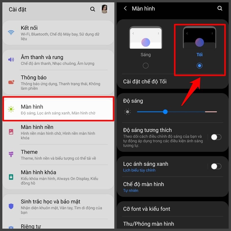 Cách sử dụng chế độ Dark Mode trên Android