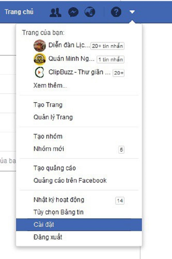 Cách bảo mật Facebook 3 lớp 1