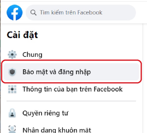 Cách bảo mật Facebook 3 lớp 2