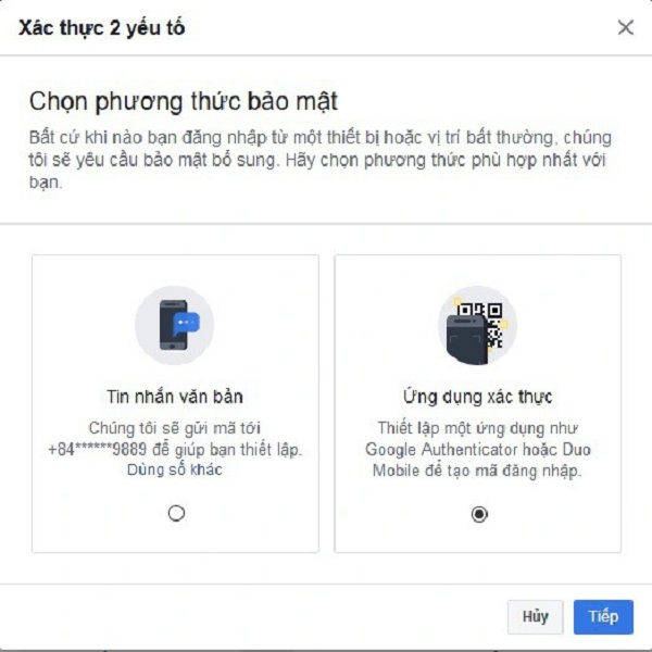 Cách bảo mật Facebook 3 lớp 4