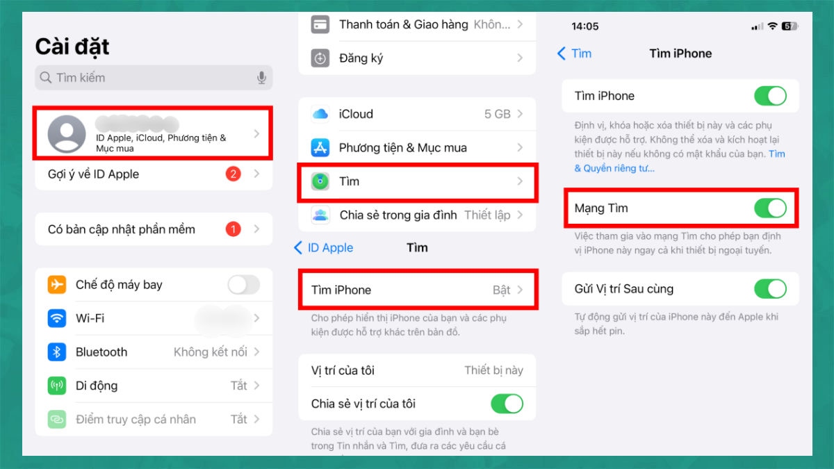 Cách bảo mật iPhone bằng chức năng Find My iPhone 