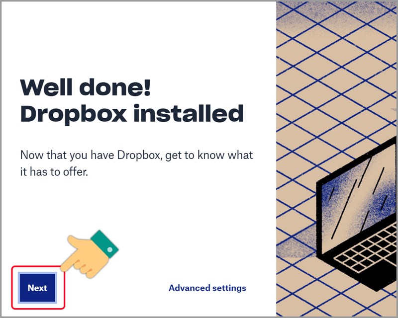 Cách cài đặt Dropbox trên máy tính 3