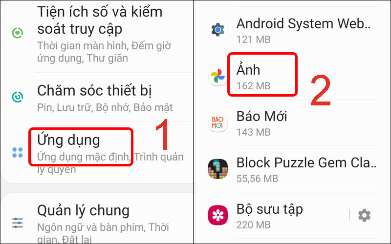 Cách cài đặt quyền ứng dụng trên Android