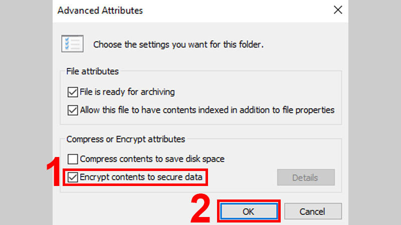 Cách đặt mật khẩu cho 1 Folder trên máy tính 3