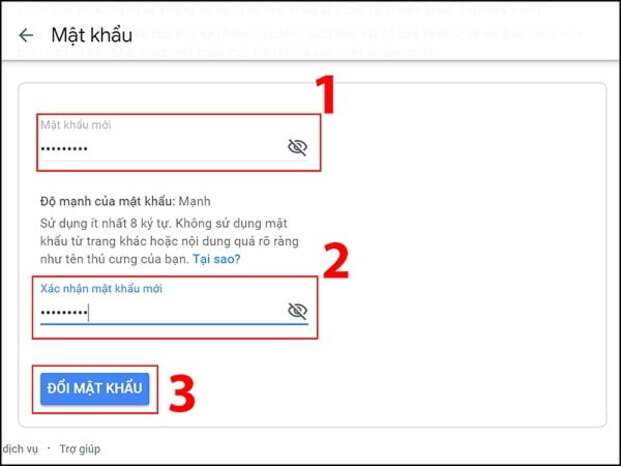 Cách đổi mật khẩu Gmail trên máy tính nhanh chóng 4