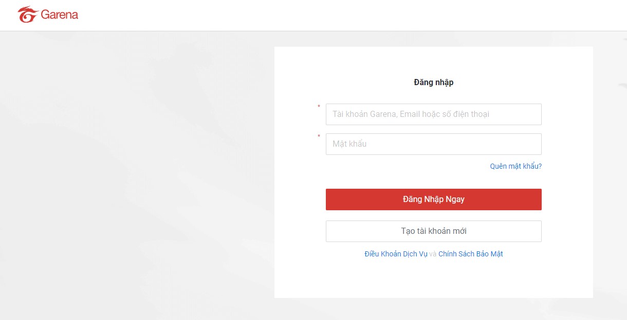Cách khôi phục khi quên mật khẩu Garena bằng email 1