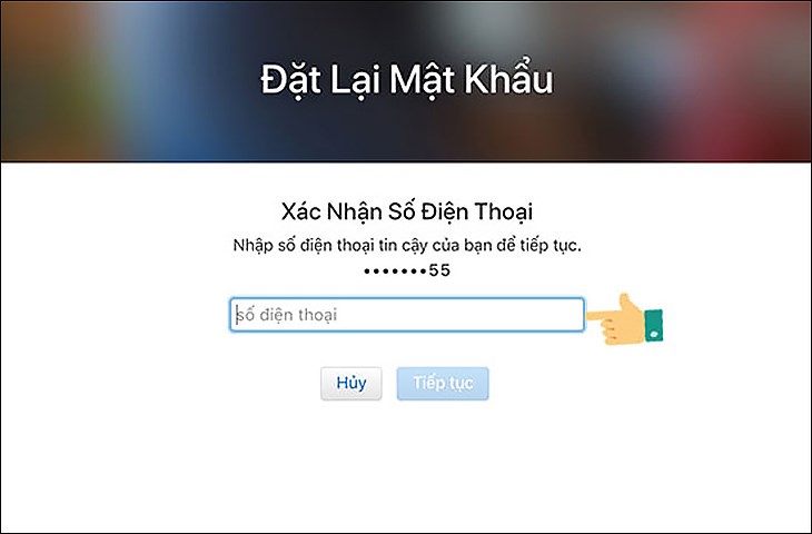 Cách khôi phục mật khẩu iCloud qua trang iforgot.apple.com 2