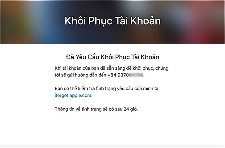 Cách khôi phục mật khẩu iCloud qua trang iforgot.apple.com 5