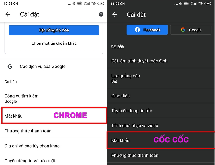 Cách xem mật khẩu Gmail trên điện thoại Android 3