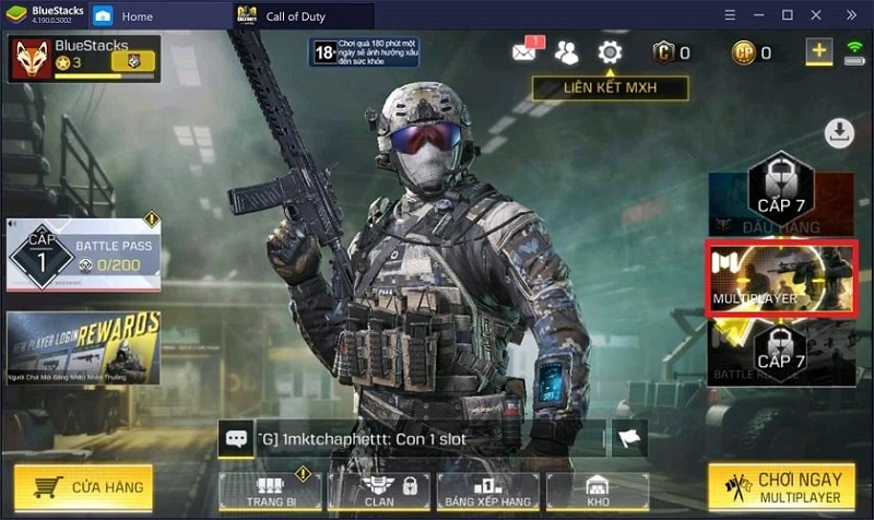 Cài đặt độ nhạy trong Game Call of Duty Mobile