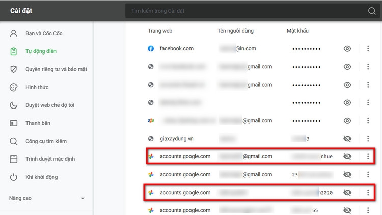 Chi tiết cách xem mật khẩu Gmail trên máy tính 6