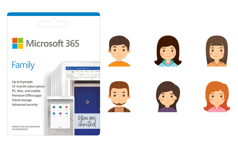 Gói Microsoft 365 Dành Cho Cá Nhân & Gia Đình