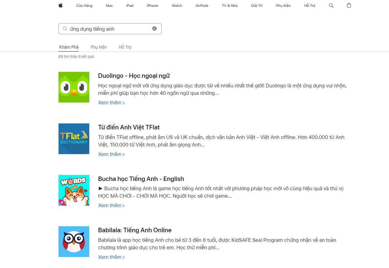 Gợi ý các ứng dụng học tiếng Anh phổ biến trên iOS