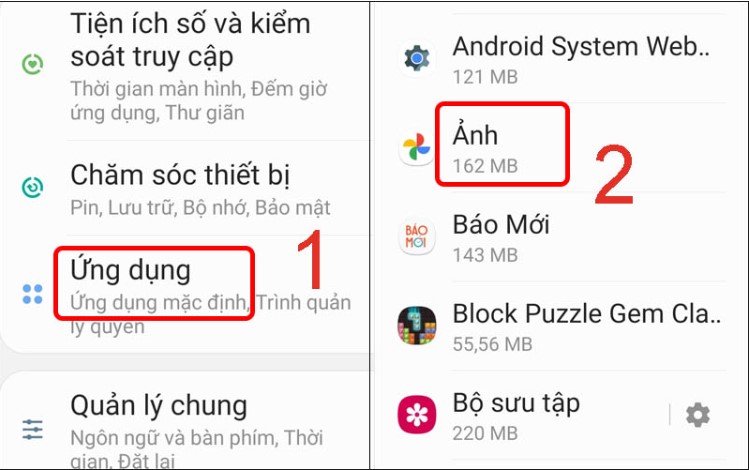 Hướng dẫn cách bật quản lý quyền ứng dụng trên Android 1