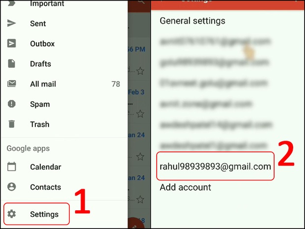 Hướng dẫn cách đổi mật khẩu Gmail trên điện thoại Android 2