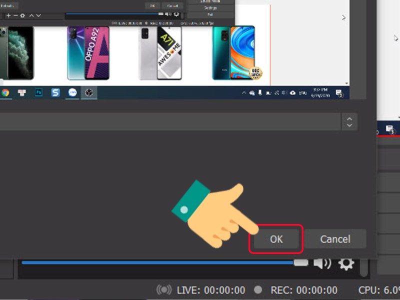 Hướng dẫn dùng OBS live stream facebook 4