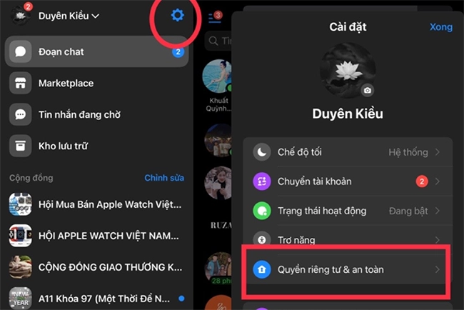 Hướng dẫn khóa ứng dụng Messenger trên iPhone 12 2