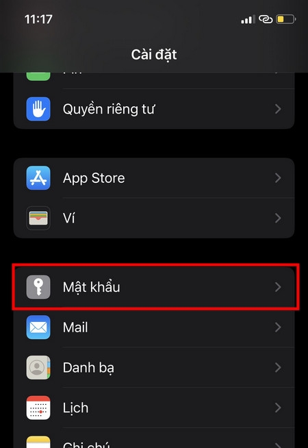 Hướng dẫn xem mật khẩu Gmail đã lưu trên iPhone 1