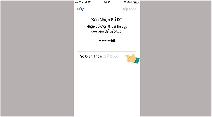 Khôi phục tài khoản iCloud qua điện thoại 5 2