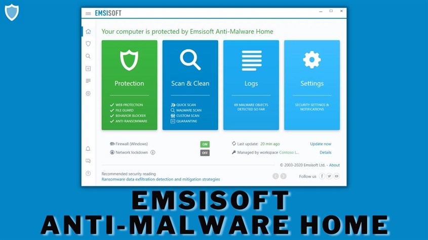 Phần mềm Emsisoft Anti-Malware 