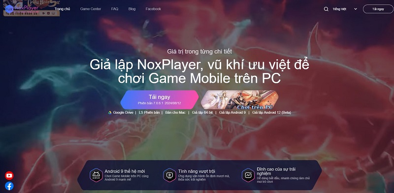 web tải Nox Player