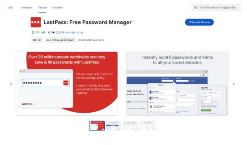 Hướng dẫn tải phần mềm LastPass 3