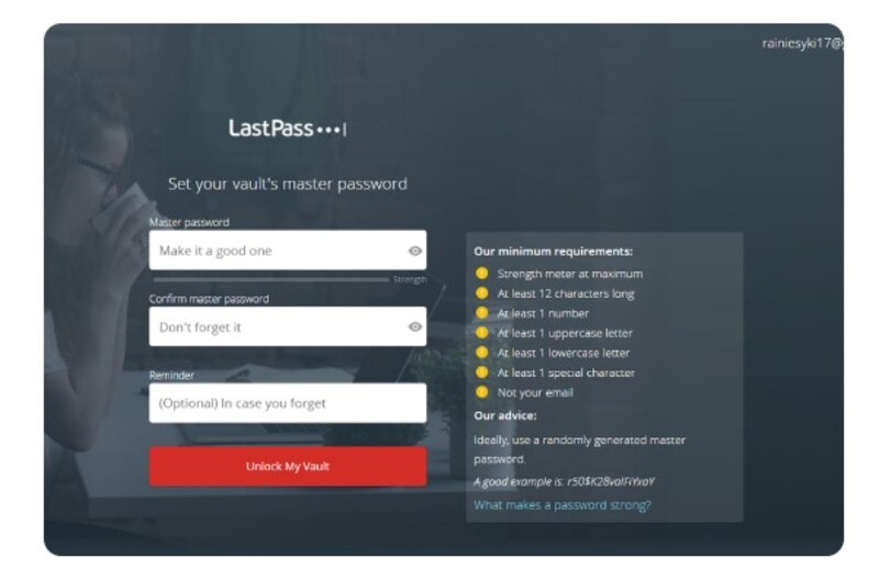 Hướng dẫn tạo tài khoản LastPass 3