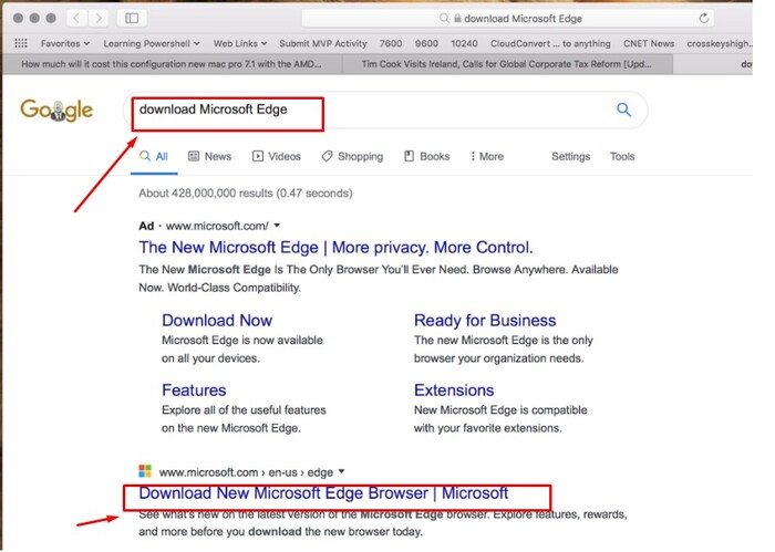 Cách tải Microsoft Edge từ trang chủ Microsoft 1